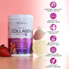 Vitauthority Multi Collagen Peptides Powder for Women  Hydrolyzed Collagen Powder for Women with Types I II III V & X plus Vitamin C and  Hyaluronic Acid for Beautiful Hair Skin and Nails
