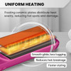 Herstyler Colorful Seasons Ceramic Flat Iron Travel Friendly 1.25 inch Dual Voltage Hair Straightener