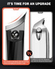 BEZOX Ingrown Toenail Clippers – Slant Blade Nail Clippers for Seniors, Fingernail Clippers for Ingrown Nails, Toe Nail Cutters for Men, and Women - Gray Black