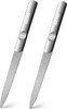 BEZOX Metal Nail File | 2PCS Double-Sided Precision Fingernail Files for Women, Stainless Steel Finger Nail Buffer