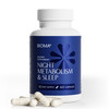 BIOMA Night Metabolism & Sleep - Supports Digestion Energy Metabolism & Restful Sleep with Melatonin Vitamin D Magnesium & More - 60 Capsules (30-Day Supply)