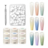 GAOY Ombre Gel Nail Polish Kit, 9 Colors UV LED Painting Gel with Sponges, Long-lasting Soak Off Pigmented Colors, Beginner Friendly Gradient & Aura Nail Art Set for Home & Salon Use, Melted Gelato