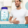 TAOTERS 15 Day Cleanse Gut Support  Detox Supplement with Senna Cascara Sagrada and Psyllium Husk for Men and Women | 30 Capsules