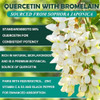 WellVeraVida Quercetinth BromelainQuercetin 1000mg and Bromelain 500mg Liquid Drops | Quercetin Supplements Extract with Zinc Vit C & D3 for Immune Antioxidant and Respiratory Support Capsule Alternative Vegan