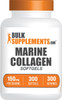 BulkSupplements.com Marine Collagen Softgels - Collagen Supplement, Collagen for Women & Men, 150mg of Collagen - Gluten Free, 1 Softgel per Serving