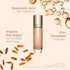 Clarins Skin Illusion Longwear Full Coverage Foundation|Luminous Matte Finish|24H Hold and 24H Hydration|Natural Looking|Transfer, Sweat and Smudge Proof| Contains Hyaluronic Acid|1 Fl Oz