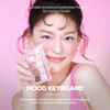 lilybyred Mood Keyboard | 10-Shade Korean Eyeshadow Palette, Highly Pigmented, Matte, Shimmer & Jelly Glitter, Smooth. Blendable, Long-Lasting, Dome-Shaped Design, 0.38 oz. (12 Strawberry Chip Smore)