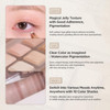 lilybyred Mood Keyboard | 10-Shade Korean Eyeshadow Palette, Highly Pigmented, Matte, Shimmer & Jelly Glitter, Smooth. Blendable, Long-Lasting, Dome-Shaped Design, 0.38 oz. (12 Strawberry Chip Smore)