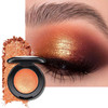 KYDA Single Glitter Eyeshadow, Pale Champagne Silver Eyeshadow, Lasting Blendable Shimmer Pearl Eyes Shadow, Sparkling Eyes Glitter, Soft Buildable Glossy Color, Wet Look Effect, Weaving Maid