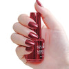 KYDA 18ml Silver Mirror Nail Polish, Bright Glossy Mirror Polish for Nails Art, Longlasting Shine Metallic Effect Nails Art, Gorgeous Reflective Manicure Nail Lacquers