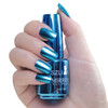 KYDA 18ml Silver Mirror Nail Polish, Bright Glossy Mirror Polish for Nails Art, Longlasting Shine Metallic Effect Nails Art, Gorgeous Reflective Manicure Nail Lacquers