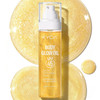 KYDA Travel Size Sunscreen, SPF 45 Body Glow Oil with Sequin Mica, Lightweight Moisturizing Coconuts Sunscreen SPF Glow Oil, Sun-kissed Shimmer Body Lotion, Water Resistant
