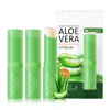 KYDA 3 Pcs Aloe Vera Lip Balm, Deep Hydrating Lip Balm, Reduce Fine Lines, Daily Lip Moisturizer for Dry Cracked Lips, with Real Aloe Vera, Colorless Finish