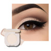 KYDA Beige Brown Matte Single Eyeshadow, Matte Nude Brown Eyeshadow Compact, Ultra-fine Lightweight, Crease-proof High Pigmented Formula, Korean Mini Eyes Makeup, Milk Tea
