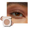 KYDA Beige Brown Matte Single Eyeshadow, Matte Nude Brown Eyeshadow Compact, Ultra-fine Lightweight, Crease-proof High Pigmented Formula, Korean Mini Eyes Makeup, Milk Tea