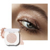 KYDA Beige Brown Matte Single Eyeshadow, Matte Nude Brown Eyeshadow Compact, Ultra-fine Lightweight, Crease-proof High Pigmented Formula, Korean Mini Eyes Makeup, Milk Tea