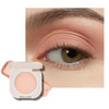 KYDA Beige Brown Matte Single Eyeshadow, Matte Nude Brown Eyeshadow Compact, Ultra-fine Lightweight, Crease-proof High Pigmented Formula, Korean Mini Eyes Makeup, Milk Tea