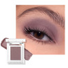 KYDA Beige Brown Matte Single Eyeshadow, Matte Nude Brown Eyeshadow Compact, Ultra-fine Lightweight, Crease-proof High Pigmented Formula, Korean Mini Eyes Makeup, Milk Tea