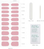 JMEOWIO Semi Cured Gel Strips Nail Art Sticker Wrap