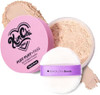 KimChi Chic Beauty Puff Puff Pass Set & Bake Loose Setting Powder Makeup | Face Powder with Rice & Vitamin E, Matte Airbrush Finish, Oil Control with Fluffy Powder Puff, 03 Translucent