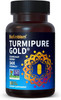 BioEmblem Turmeric Curcumin with Clinically Studied TurmiPure   1 Small Capsule Daily with 24x More Absorption  Joint Support and Healthy Inflammation Turmeric Supplement  Non GMO