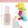 Karma Organic Natural Non toxic Nail polish - Vegan and Cruelty Free Nail Paint for Nail Art - Fast Drying Nail Polish for Women - Long Lasting Nail Polish (HOT Cakes)