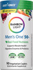 Rainbow Light Mens Multivitamin One + for 50 Plus  Supports Muscle Health | with Vitamins C D and Zinc | Real Food Nutrients Digestive Enzymes and Probiotics