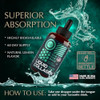WILD FUEL Liquid Collagen Peptides with Biotin Drops  Biotin and Collagen Liquid for Women and Men  Youthful Skin Hair Growth,Strong Nails  Hair Vitamins for Hair Loss