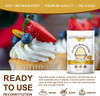 Orgnisulmte Egg White Protein Powder 8 Oz Pasteurized Dried Egg Whites Protein Gluten-Free Non-GMO Unflavored  Free Range High Whip for Baking Desserts