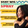 AllDay Locks Synthetic Wig Spray, Nourishes, Softens Fibers, 8 Oz Bottle | Refreshing Leave-In Conditioner for Synthetic Hair, Detangler & Cleanser Spray for Wigs, For Women and Men