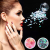 Maitys Mermaid Iridescent Chunky Glitter Flakes Chrome Nail Sequins Aurora Holographic Mermaid Nail Glitter Flake Glitters Chunky Iridescent Flakes for Face Eyes Body Hair Nails Decoration