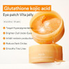 Abib Glutathione Kojic Acid Eye Patches for Radiance Dark Circles & Dark Spots, with Tone-up Jelly, 60 Count, Korean Skin Care