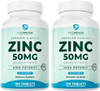PurePremium Natural Zinc  Supplements for Men Women  GMP-Certified High Potency Vitamin Zinc Citrate Oxide for Adults Immune Antioxidant Energy Support