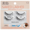 Ardell Naked Lashes 420  Natural Volume and  Lightweight Black Strip Lashes 2 Pairs with 1g Duo Pipette