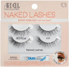 Ardell Naked Lashes 420  Natural Volume and  Lightweight Black Strip Lashes 2 Pairs with 1g Duo Pipette