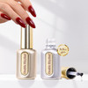 Double Rhythm 2 Pcs 15ML No Wipe Gel Top Coat and Base Coat Set Clear Glossy Gel Polish Kit (Base and Top Coat)