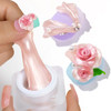 Double Rhythm 3D Nail Gel Clear Solid Sculpting for Art Non-Sticky Hard Gel for Building Carving Molding Nail Extension Soak Off UV/LED Nail Art Salon Home DIY 0.5 Oz (Clear)
