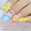 Double Rhythm 3D Nail Gel Clear Solid Sculpting for Art Non-Sticky Hard Gel for Building Carving Molding Nail Extension Soak Off UV/LED Nail Art Salon Home DIY 0.5 Oz (Clear)
