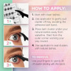 Ardell Press On Pre-Glued Eyelash Extension with Applicator  Customizable DIY Lash Clusters, Beginner Friendly Individual Lashes 30 Count