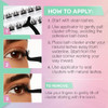 Ardell Press On Lashes Pre Glued Lash Clusters  Self Adhesive Eyelashes Underlash Individual Lashes  No Glue Needed DIY Cluster Eyelash Extensions
