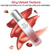 BBIA Air Fit Tint - Ultra Adherent Fixing Lip Stain Long-Lasting Lightweight High Pigment Clear Colors Non-Smudging Airy Velvet Matte Finish Korean Daily Makeup Lip Tint - 0.14 Fl Oz