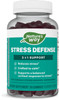 Nature's Way Stress Defense Stress Reducing Supplement Gummies with Ashwagandha, Vitamin B6, Supports Balanced Cortisol Response*, Raspberry Flavored, 90 Count
