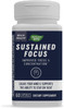 Natures Way Sustained Focus Nootropic, Brain Health*, Improved Focus & Concentration*, with L-Theanine, 60 Capsules