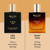 Bella Vita Luxury Bellavita Luxury Sigma Male Ceo Man And Goat Man Perfume Cologne For Men 2X100Ml Combogift For Fathers Daycologne With Lemon Lavender Tonka And Agarwood Perfume