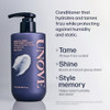 Unove Frizzcalming Sleek Conditioner Antifrizz Smoothing Conditioner For Frizzy Hair Hydrating Conditioner For Softness And Glossy Shine Blush Musk 290 Ml 9.80 Fl Oz