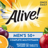 Natures Way Alive! Mens 50+ Complete Multivitamin, High Potency B-Vitamins, 50 Tablets