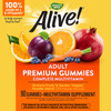 Nature's Way Alive! Adult Premium Gummy Multivitamin, Full B Vitamin Complex, 90 Gummies
