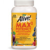 Natures Way Alive! Max3 Potency Multivitamin, Whole Body Nutrition, High Potency B-Vitamins, 180 Tablets