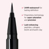 It Cosmetics Superhero Waterproof Black Liquid Eyeliner Pen24Hr Waterproof Eye Liner Smudgeresistant Faderesistant Felt Brush Hair Tip Lashenhancing Peptides Collagen plus Biotin