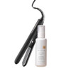 Kristin Ess Flat Iron Straightener plus Style Assist Heat Protectant Spray Set 3 4 Inch Mini Straightener For Short Hair Travel Case Auto Shut Off